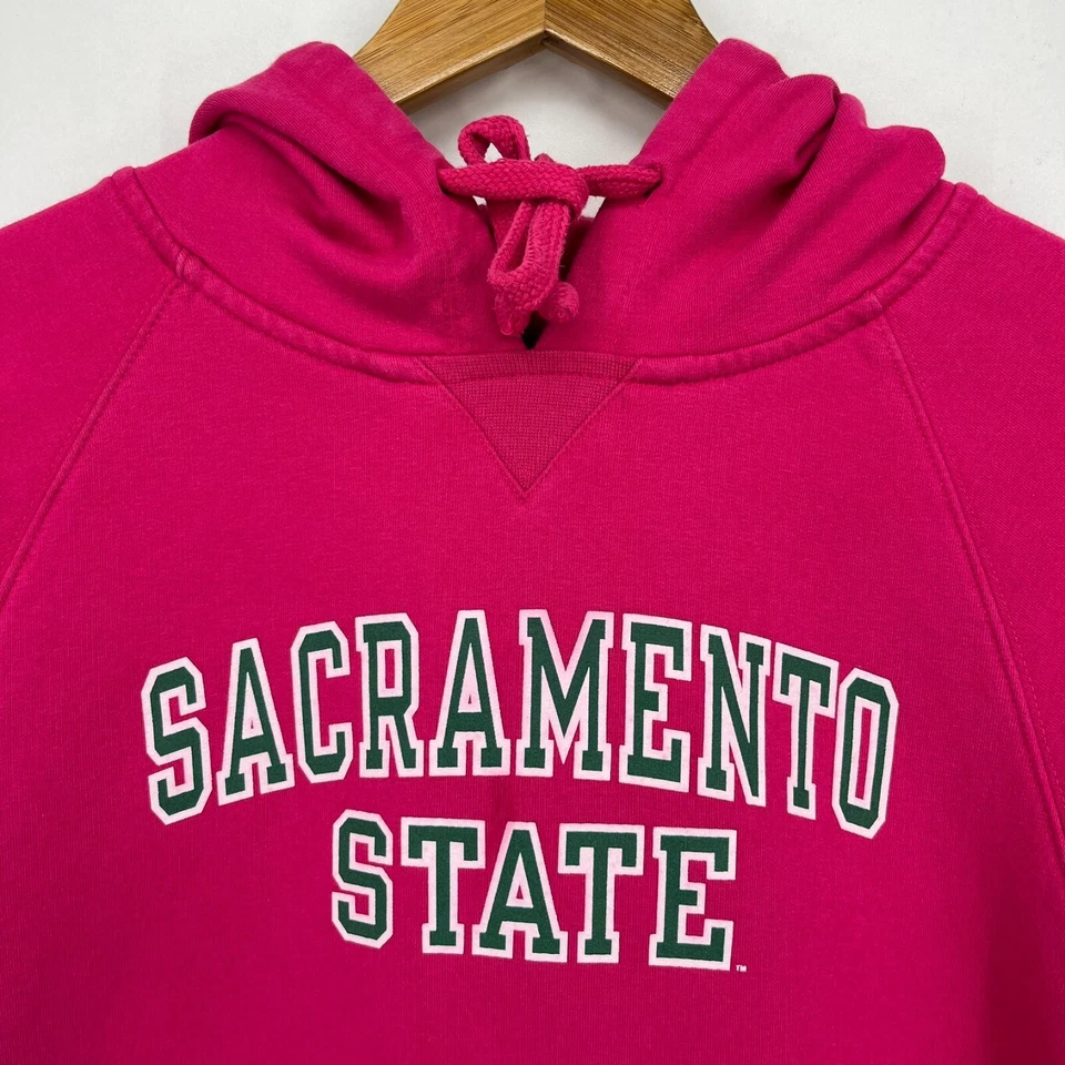 Champion Hoodie Women's Size L Pink Sacramento State Hornets CSUS Pullover - Image 4 of 4