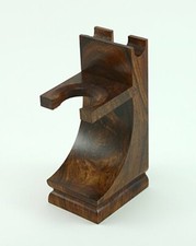 GBS Wood Brush and Razor Stand
