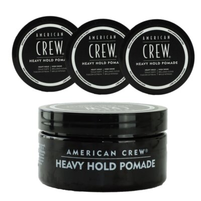 American Crew Heavy Hold Pomade 3 x 85 g Haarwachs Stylingwax ultrastarker Halt