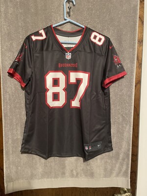 Rob Gronkowski Nike NFL Tampa Bay Buccaneers #87 Color Rush Jersey Women’s  Sz L - Main Image