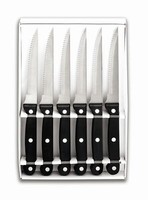 Steakmesser Pizzamesser Tomatenmesser SäGeschliff Messer Grillmesser 6 StüCk