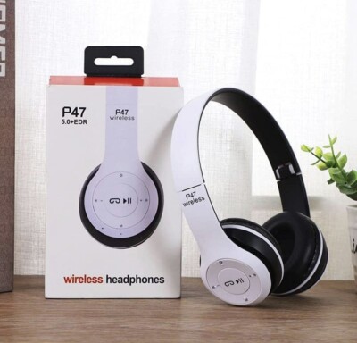 P47 5.0 + EDR Wireless Headphones White