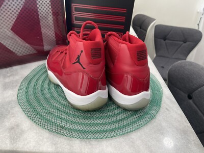 Air Jordan 11 Retro Win Like 96 Men\'s Size 12 (378037-623) 378037-623 Nike Air Jordan 11 Retro Win Like 96 Gym Red  main image 4