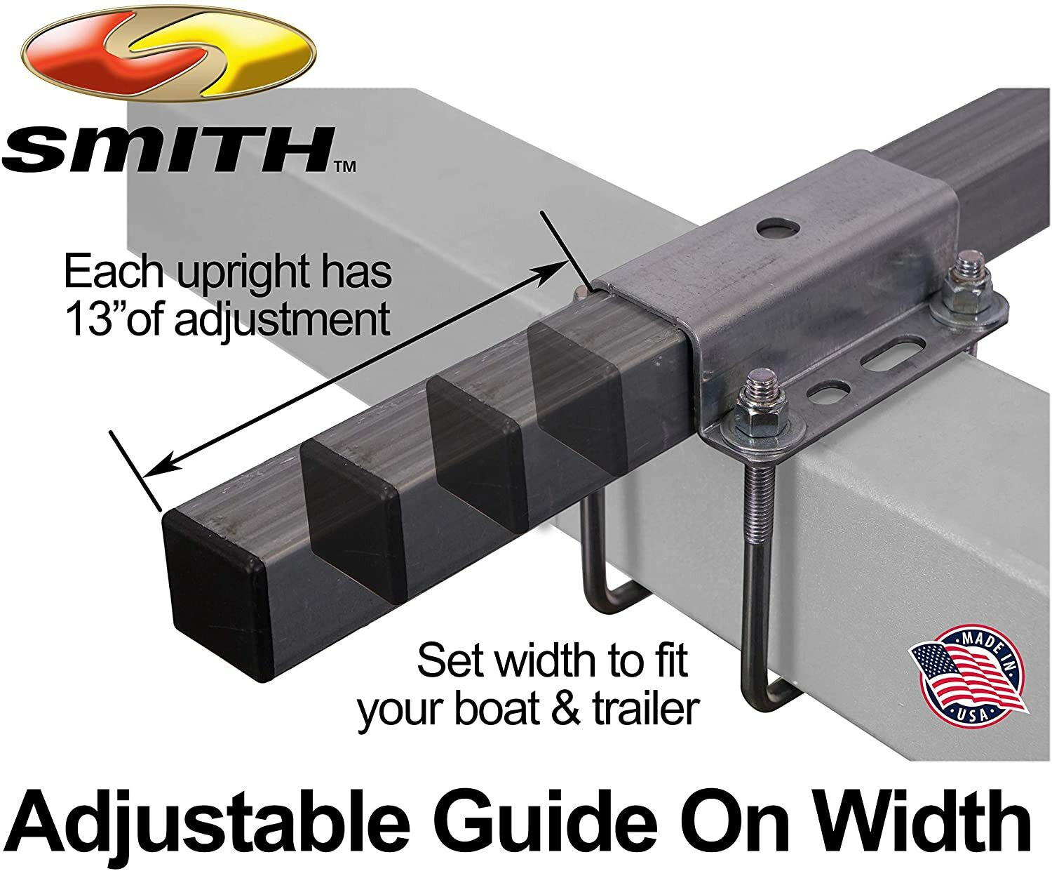 Pair of C.E. Smith Roller Style Boat Trailer GuideOns 21inches 27610