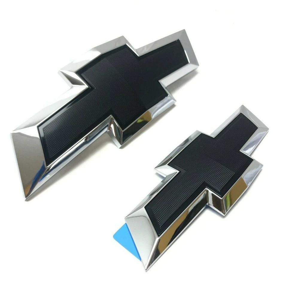 13-17 Chevrolet Traverse Front Grille and Endgate Black Bowtie Emblems 23213446 - Image 2 of 4