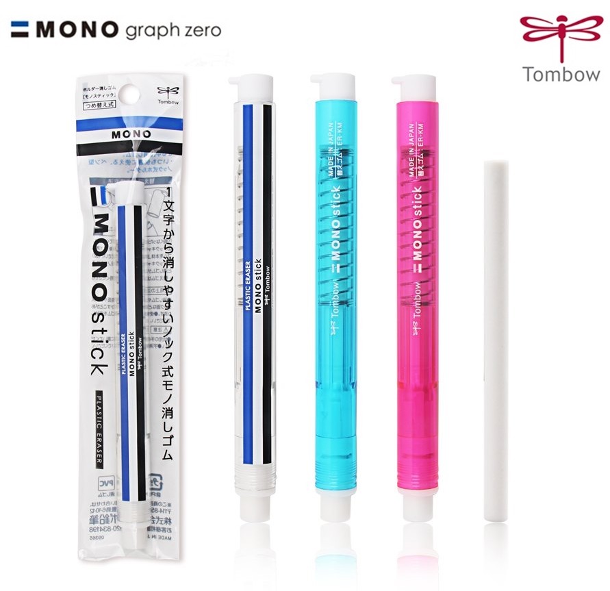 TOMBOW] Mono Zero 6.7mm Circle Retractable Type Eraser JCC-121