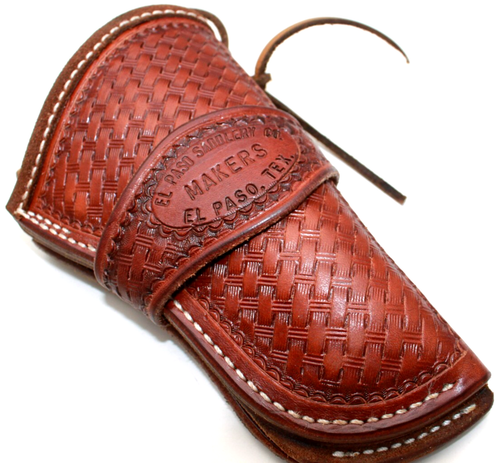 EL PASO SADDLERY 1930 AUSTIN LEATHER HOLSTER FOR AN N FRAME W 4" BARREL RH