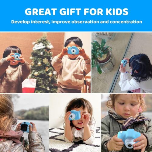 Kids Camera Toys for 3-12 Years Old Boys Girls HD Digital Video Cameras 32GB SD - Picture 5 of 7