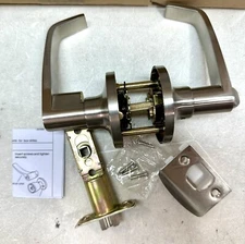 PROBRICO BATH/BED DOOR LEVERS SATIN/NICKEL 10 PACK