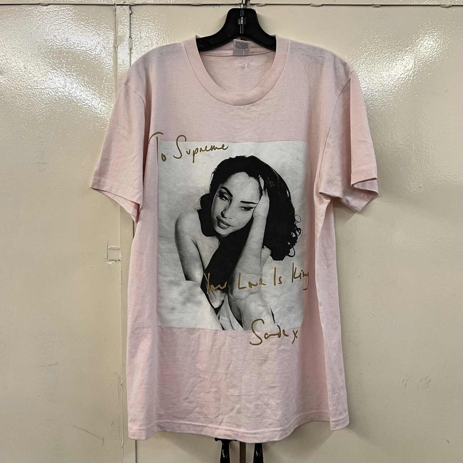 Tee shirt rose SS17 Supreme Sade taille M Medium 2017