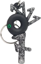 COMPUTER VIRUS DIGITS “TROJAN” Novelty Key Ring / Brand New / Carded / Rare