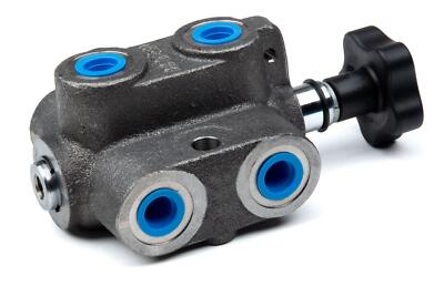 Hydraulic Double Selector Valve 6 Port 2 Position 20 GPM SAE 6 Metro DS06-20