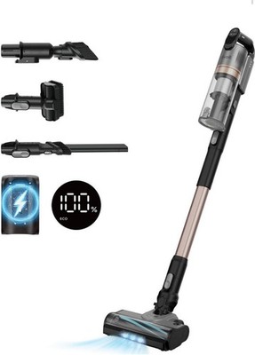 LEVOIT LVAC-300 Plus Akku Staubsauger 60 Min HEPA LED Anti-Tangle