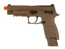 New Sig Sauer Proforce Series M17 Blowback AirSoft CO2 Pistol Tan AIRPFM17