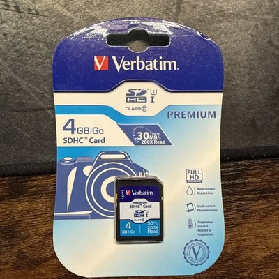 Verbatim 4GB SDHC Card - OEM - 96171