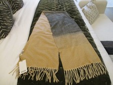 SAPPHIRE WEST POLYESTER SCARF BROWN GRAY