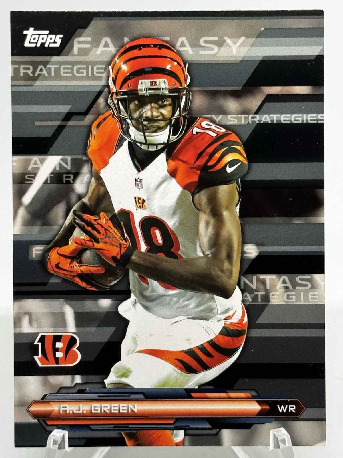 A.J. Green 2014 Topps Fantasy Football Strategies Insert Bengals FFS-AG