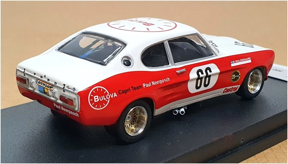 Trofeu escala 1/43 RR.de26 Ford Capri 2600 RS 500 km Nurburgring 1972 - blanco/rojo Foto 2 de 4