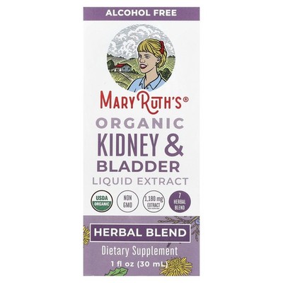 Organic Kidney & Bladder Liquid Extract, Alcohol Free, 1 fl oz (30 ml)
