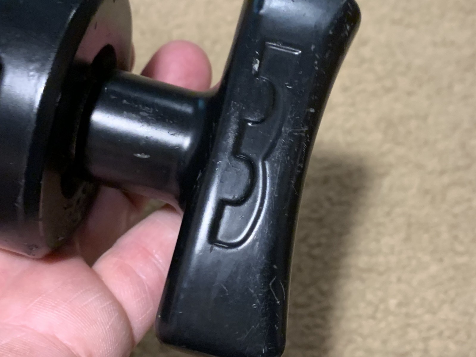 Matthews 2-1/2" Grip Head, Black