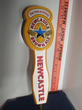 NewCastle Brown Ale "The One and Only" Beer Tap Handle Bar 11.5" man cave Xmas