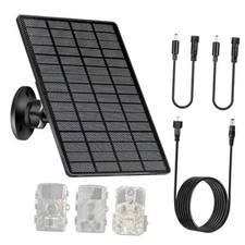 6W Solar Panel for Trail Camera - Solar Kit - 6000mAh - Rechargeable