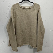 Grade & Gather Womens L Sweater Beige Long Sleeve