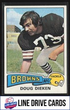 1975 Topps #23 Doug Dieken Cleveland Browns VG