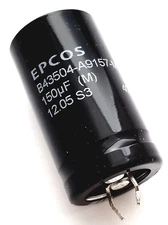 B43504A9157M EPCOS RADIAL ALUMINUM ELECTROLYTIC CAPACITORS