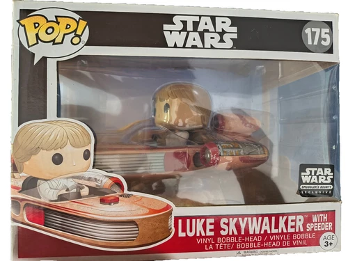Star Wars Funko Pop! Luke Skywalker with Speeder #175 Smuggler’s Bounty NEW