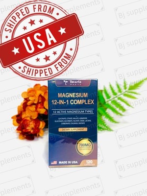 Magnesium Complex - 12 in 1 Magnesium Glycinate, Citrate, Malate, L-Threonate