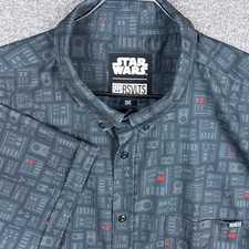 RSVLTS Shirt Mens 3XL Star Wars Shades of Darth Vader Short Sleeve Kunuflex