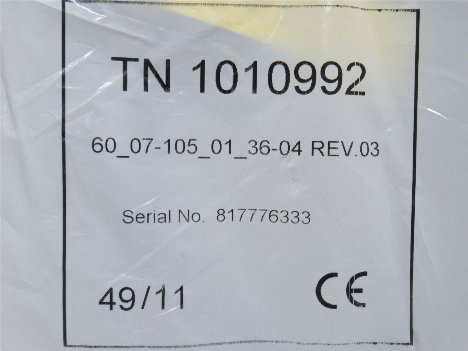 232994 New-No Box; ProMinent TN 1010992 Control Cable Assembly; W/Module