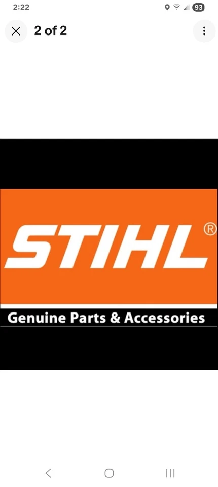 SELLO JUNTA TÓRICA STIHL ORIGINAL Y23B 9645-945-5190 BT360 TS350 AVE TS350AVE TS360 Foto 3 de 3
