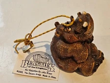 John Raya BEASTIES Of The Kingdom HUGO the Happy HIPPO ORNAMENT 1997? 2005?