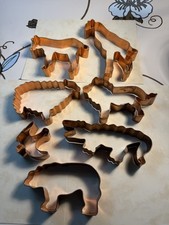 Martha Stewart Copper Cookie Cutters Set Of 7...