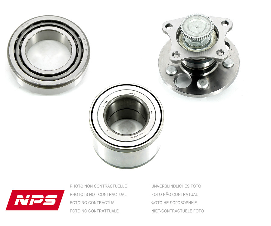 Roulement de roue arriere NPS T471A75A moyeu Toyota 9036938018