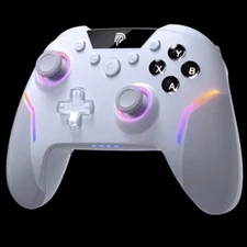 EasySMX X20 Wireless Gaming Controller w/ RGB Backlit, PC/Switch/Android/Steam