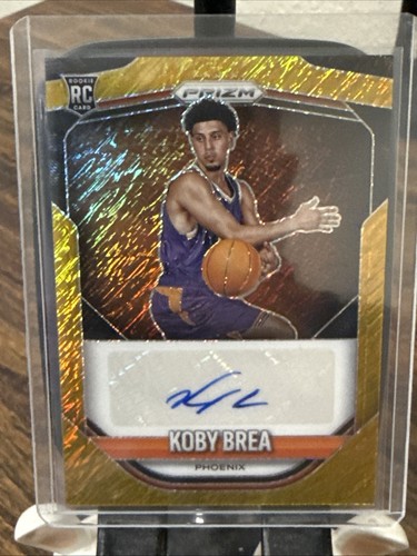 Koby Brea Gold Shimmer Auto Prizm /10 2025-26 Panini Prizm FOTL Suns NBA Rookie