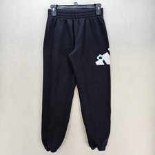 ADIDAS SPORTSWEAR GIRLS LARGE BLACK JOGGERS REGULAR FIT