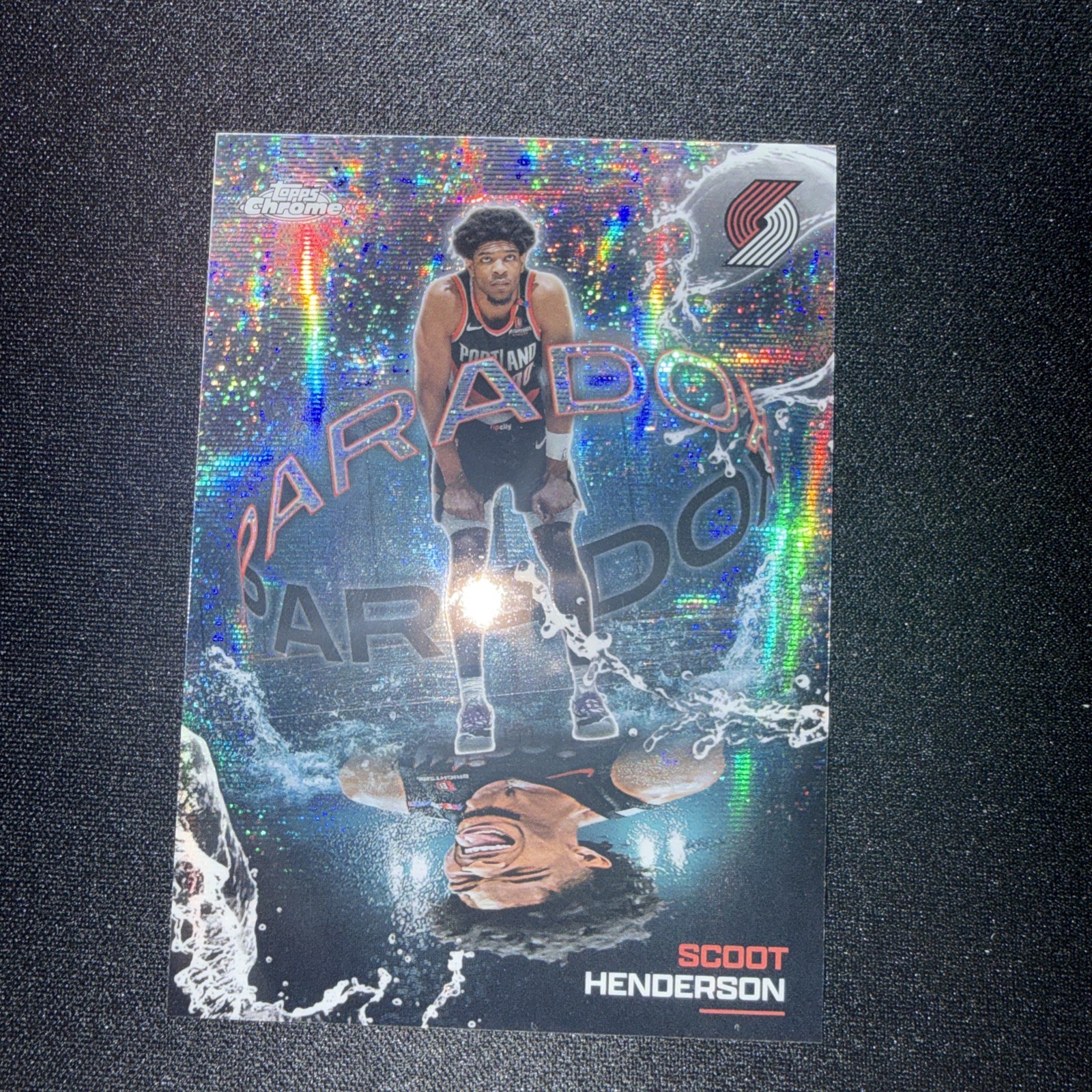 2025-26 Topps Chrome Scoot Henderson Paradox Case Hit SSP BEAUTIFUL CARD