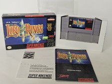 J.R.R. Tolkien's The Lord of the Rings, Vol. 1 SNES CIB Complete - Read 