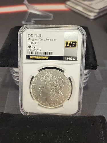 2023 Fiji 1882 CC Morgan Early Release MS70 NGC Ultrabreaks