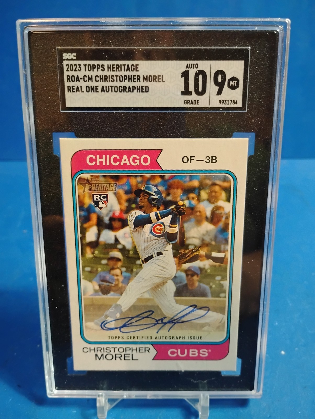 2023 Topps Heritage - Real One Autographs Christopher Morel #ROA-CM (AU ...