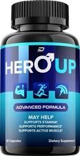 (1 Pack) Hero Up for Men Capsules – HeroUp Vitamin Complex Pills, Energy