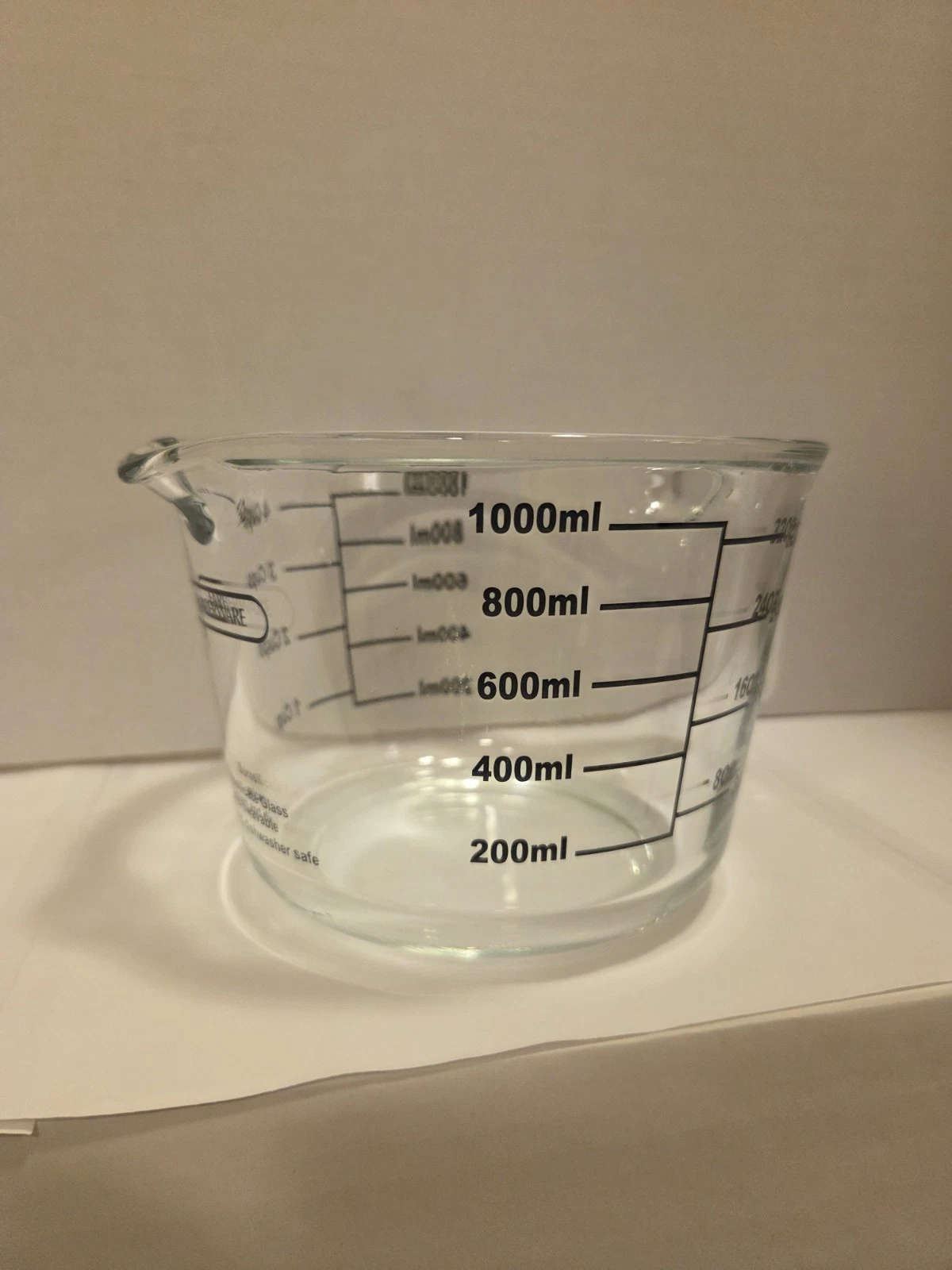 Farberware 4-Cup Borosilicate Glass Wet and Dry Measuring Cup