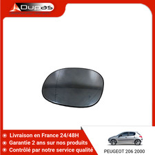 Glace de rétroviseur Peugeot 206
