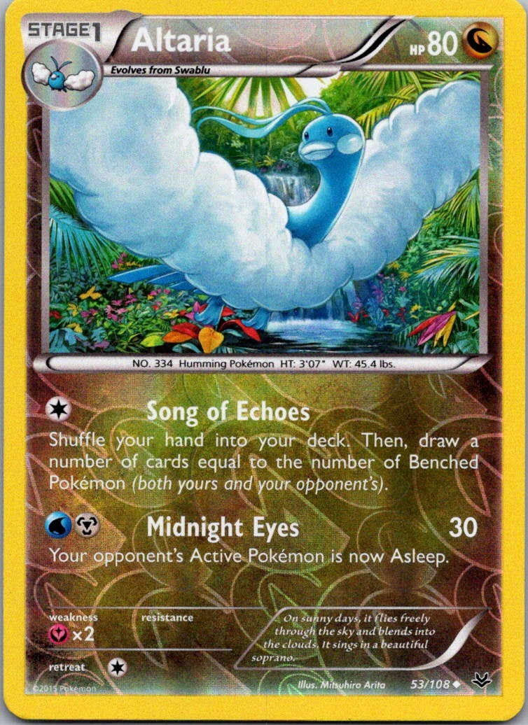 Altaria (53) Uncommon XY - Roaring Skies 53/108 NM