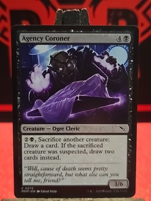 x1 Agency Coroner MKM MTG 75 COMMON M/NM Unplayed Non-Foil 