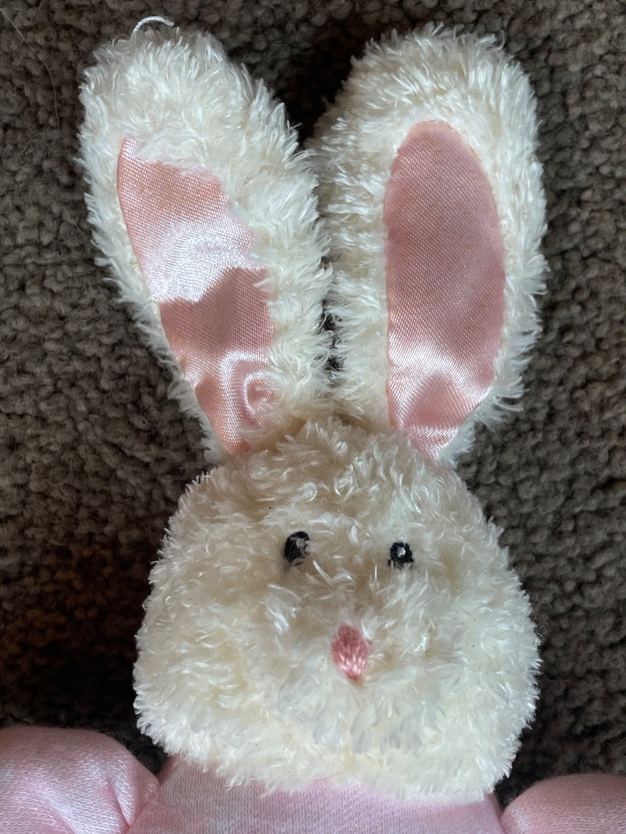 Baby Gund Rabbit Bunny Paisley Baby Collection #58263 8” Pink